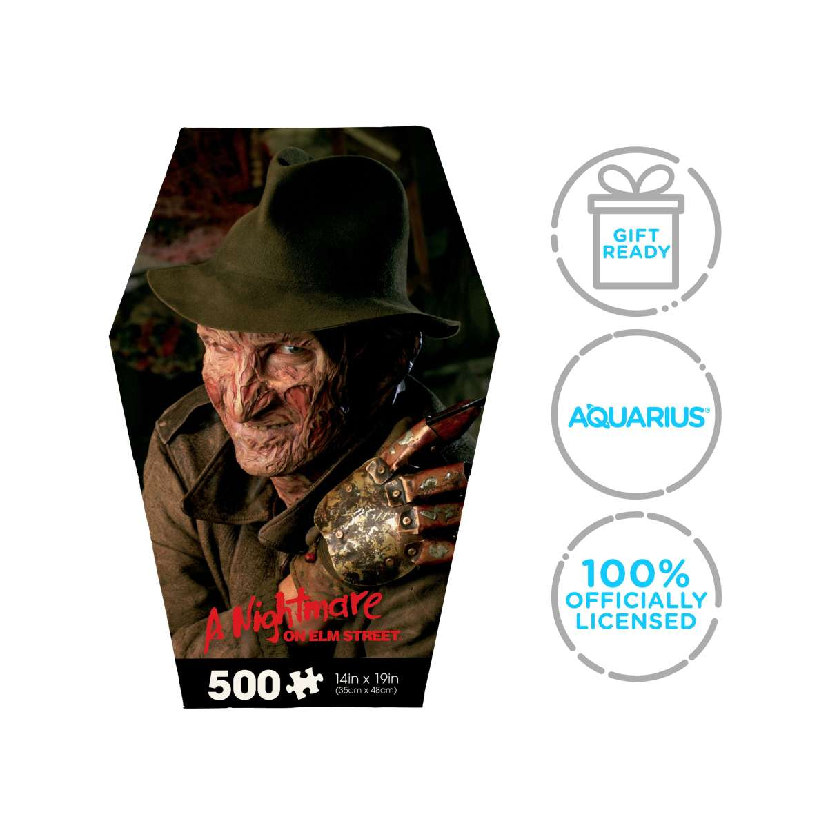 Nightmare On Elm Street - Coffin Box 500 Piece Jigsaw Puzzle Aquarius